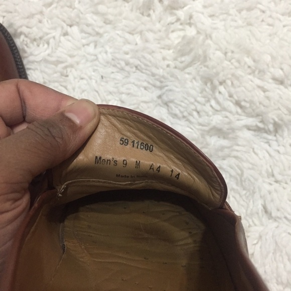 Johnston & Murphy Sheep Skin Leather Loafers - Picture 6 of 8